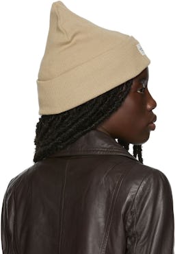 Beige Addison Beanie: image 1