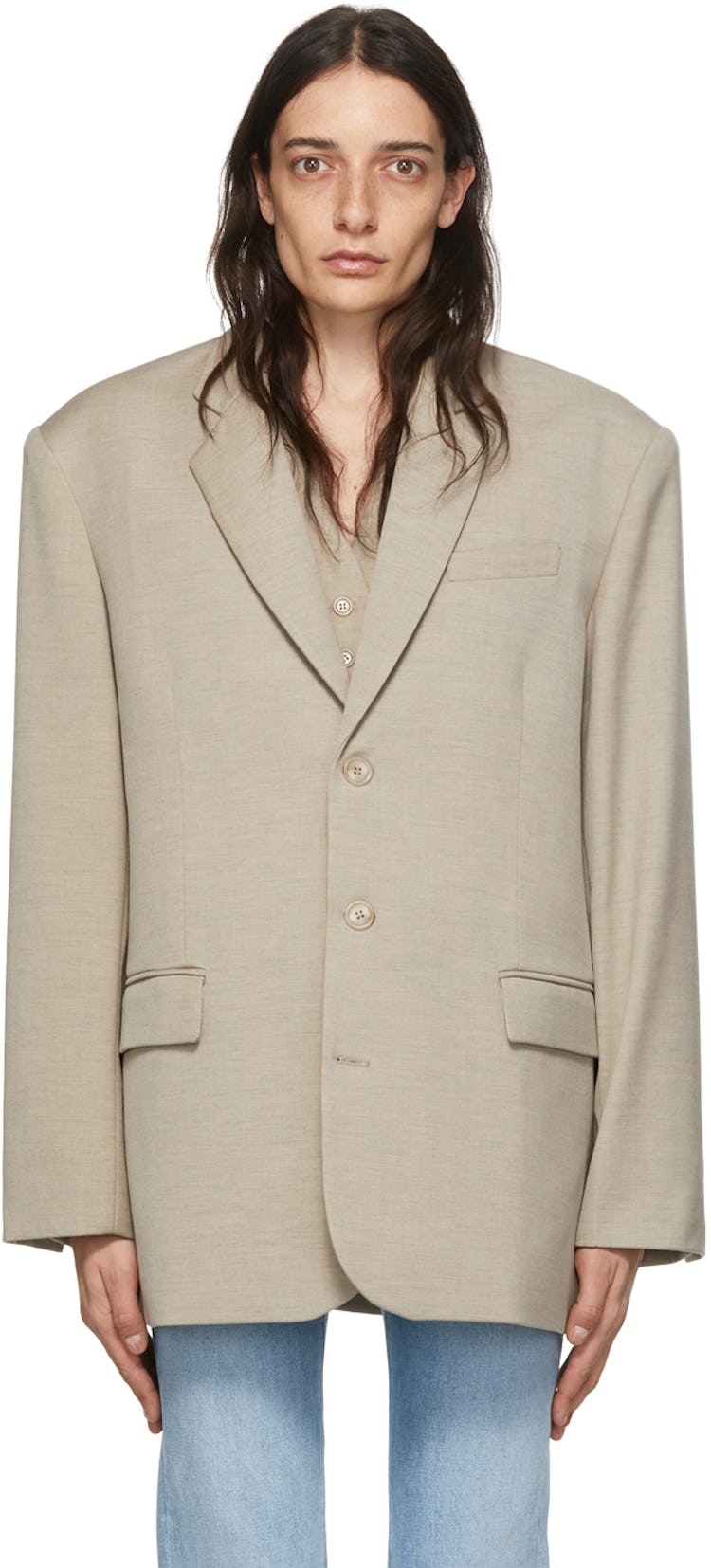 Taupe Gelso Blazer: image 1