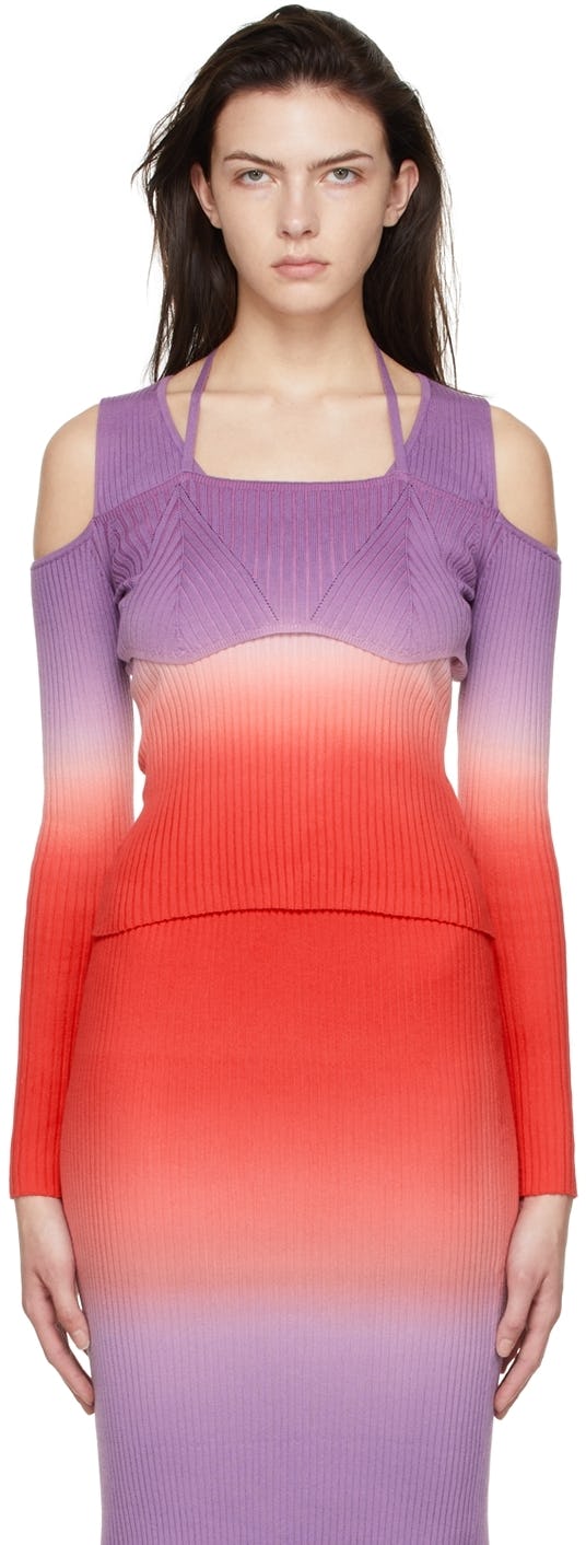 Blue Cotton Sweater: image 1