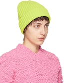 Yellow Chenille Beanie: additional image