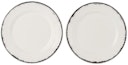 Silver Eclipse Plain Plate Set: image 1