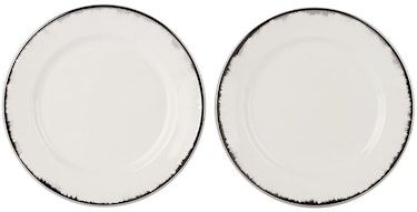 Silver Eclipse Plain Plate Set: image 1