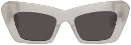 White Cat-Eye Sunglasses: image 1