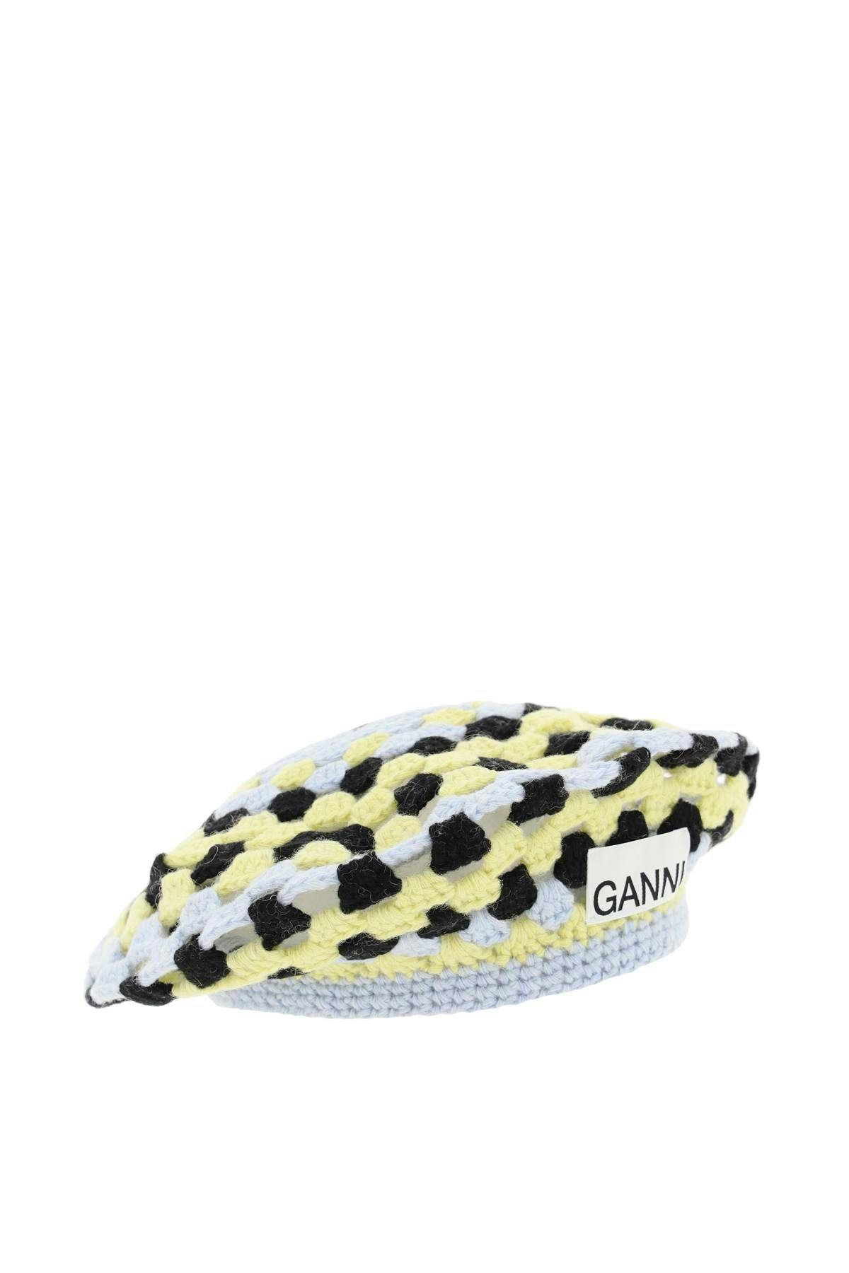 Ganni Crochet Beret: image 1