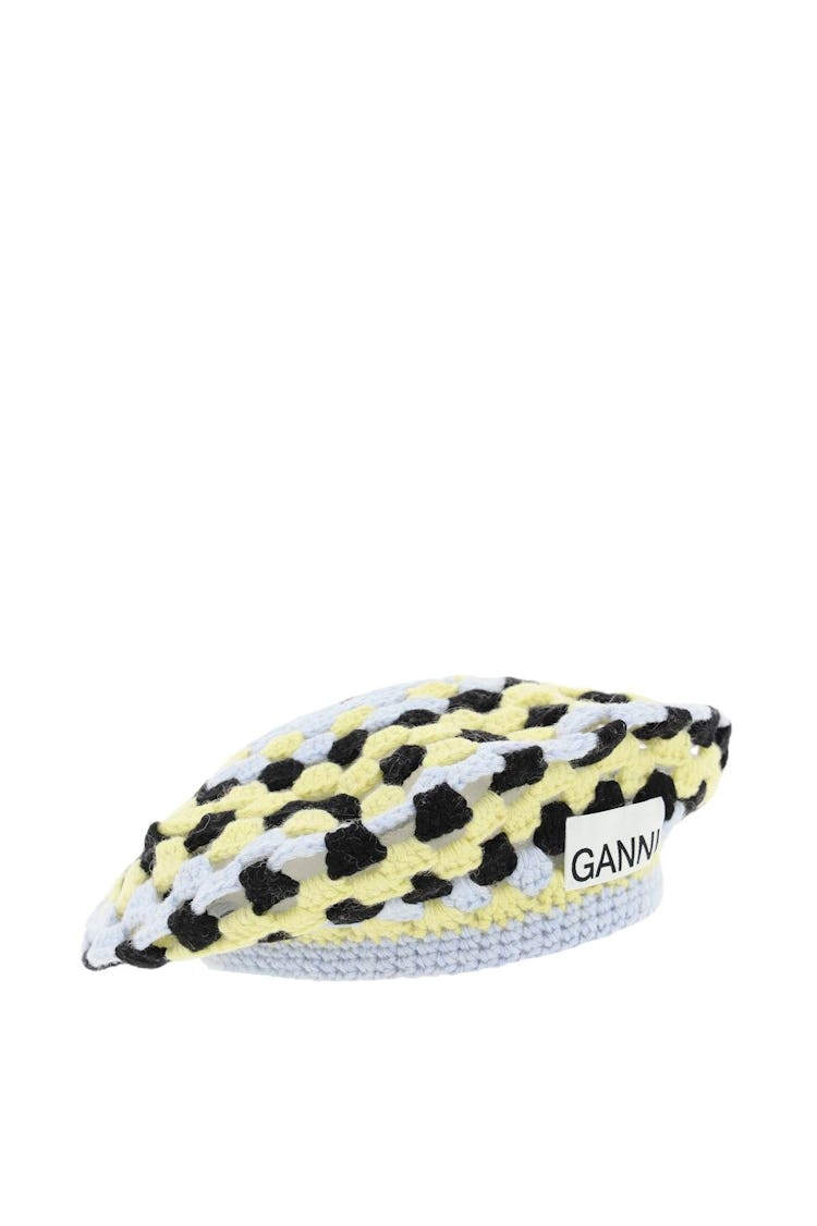 Ganni Crochet Beret: image 1