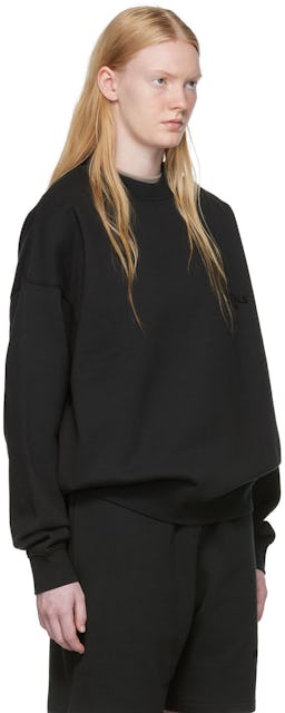 Black Crewneck Sweatshirt: additional image