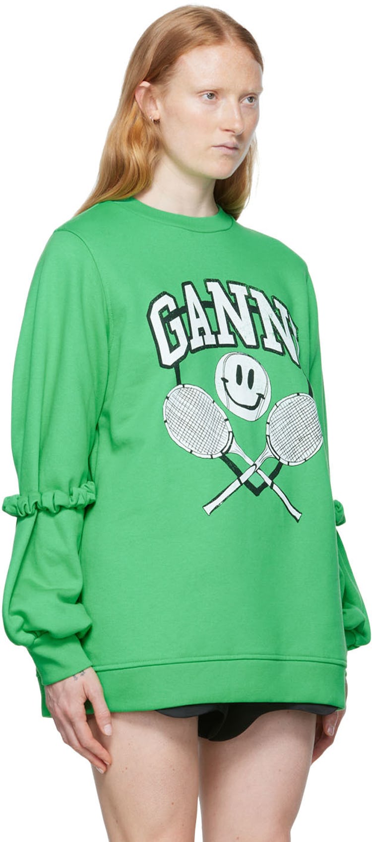 SSENSE Exclusive Green Sweatshirt: additional image