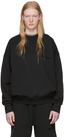 Black Crewneck Sweatshirt: image 1