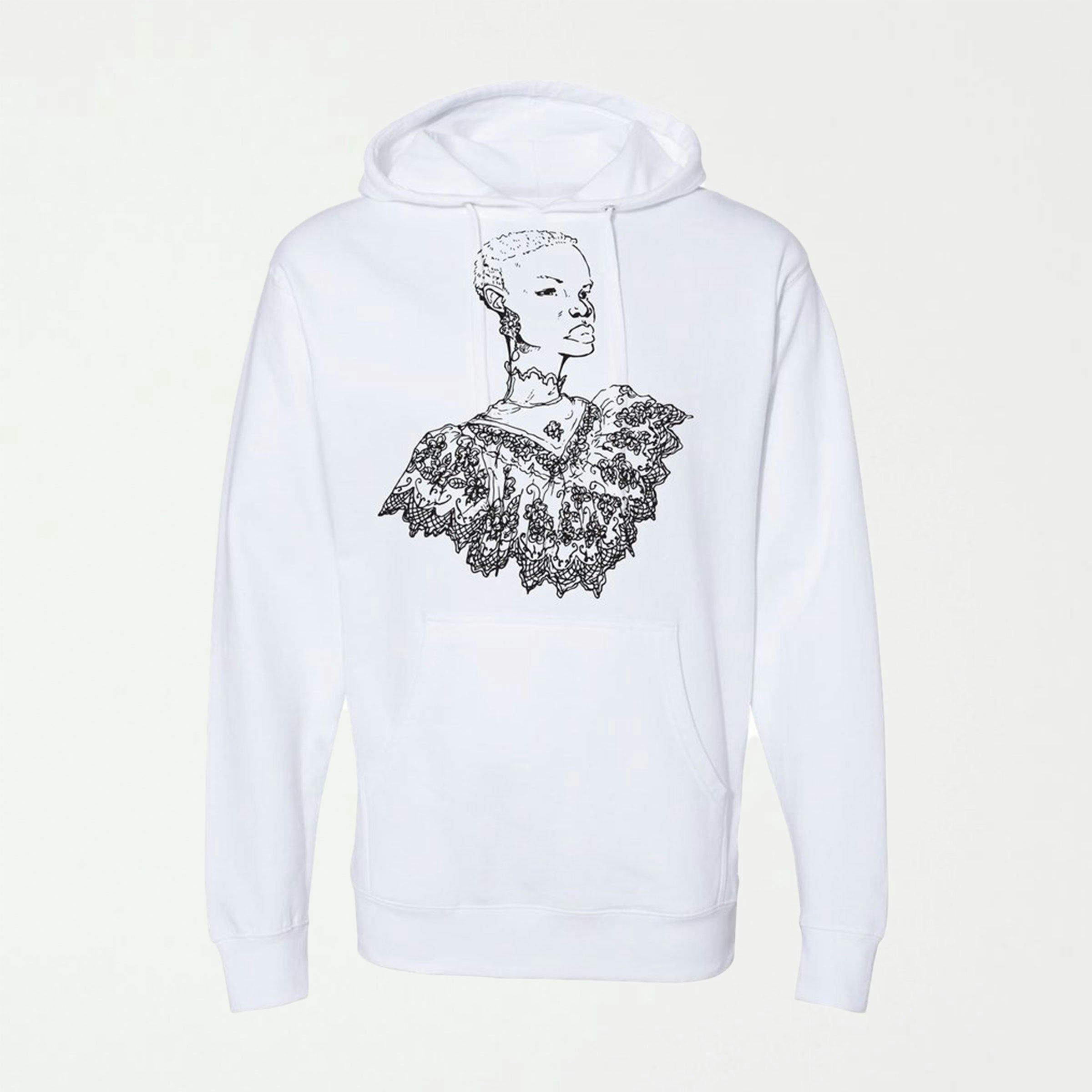Southern Girl White Hoodie: image 1