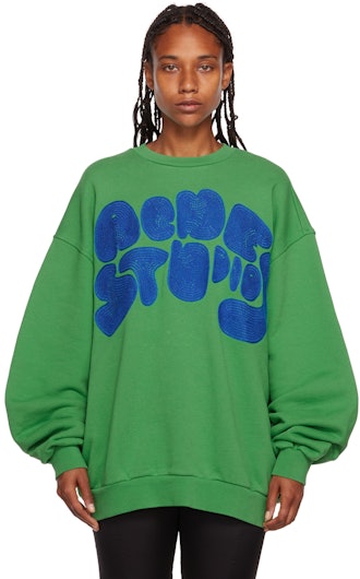 Green Bubble Sweatshirt: image 1