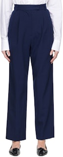 Navy Bea Trousers: image 1