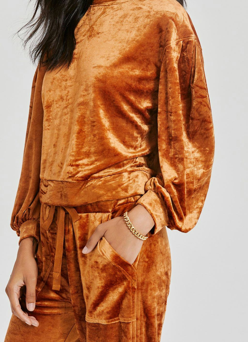 Velour Sweatshirt: image 1