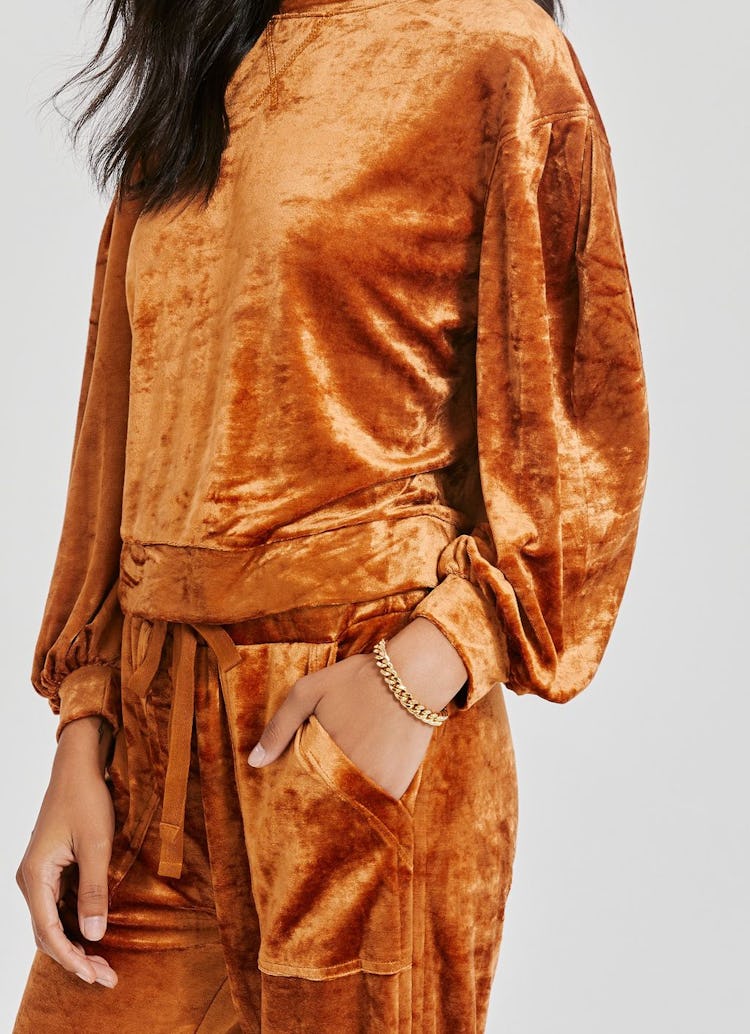 Velour Sweatshirt: image 1