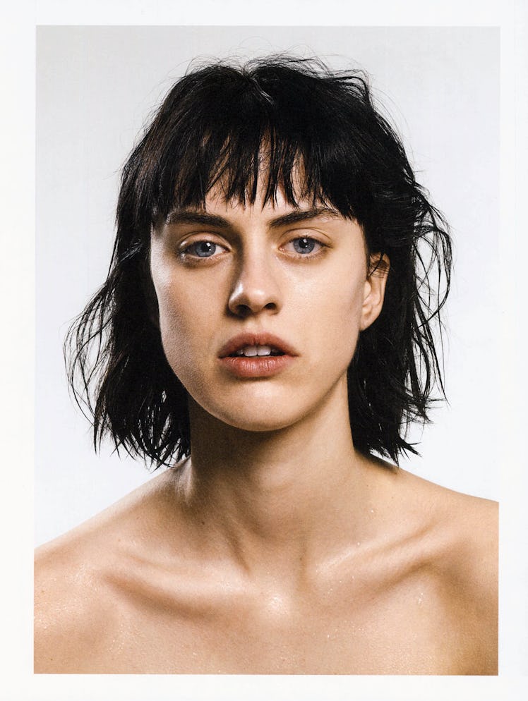 Sarah Brannon close up portrait for 25 Magazine