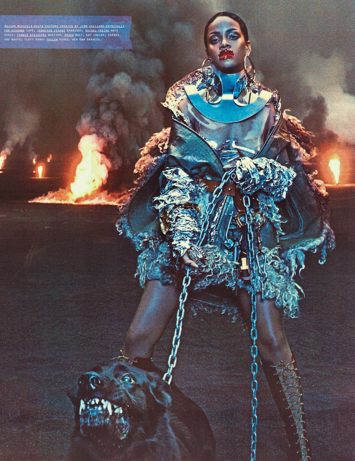 Rihanna Baddest Bitch Of The Post Apocalypse In W S September Cover