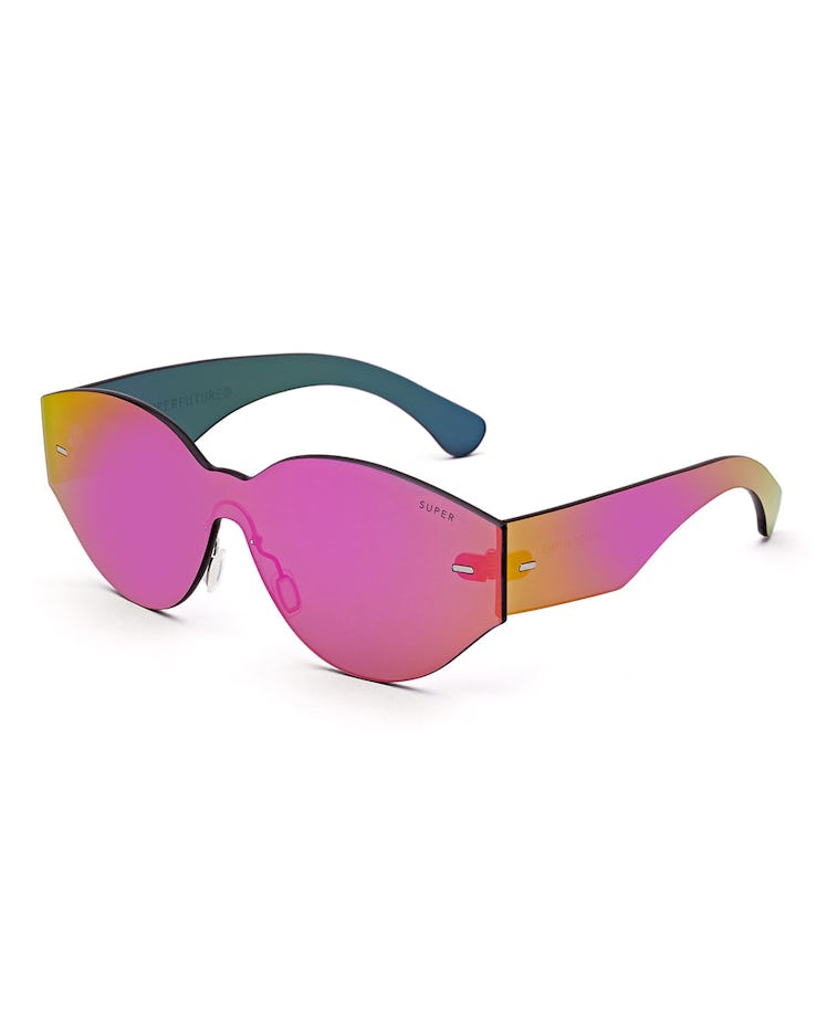 Retrosuperfuture pink lens sunglasses