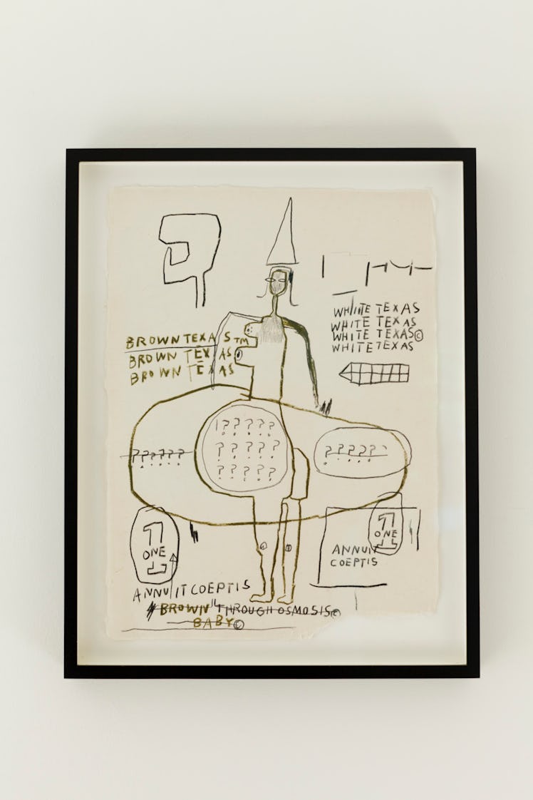 Jean-Michel Basquiat’s Brown Texas artwork painting