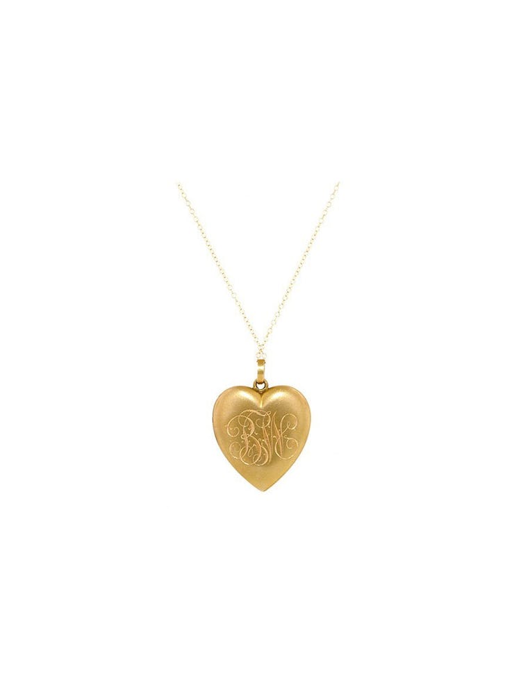 Doyle and Doyle heart-shaped necklace