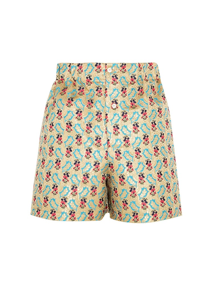 Miu Miu patterned shorts