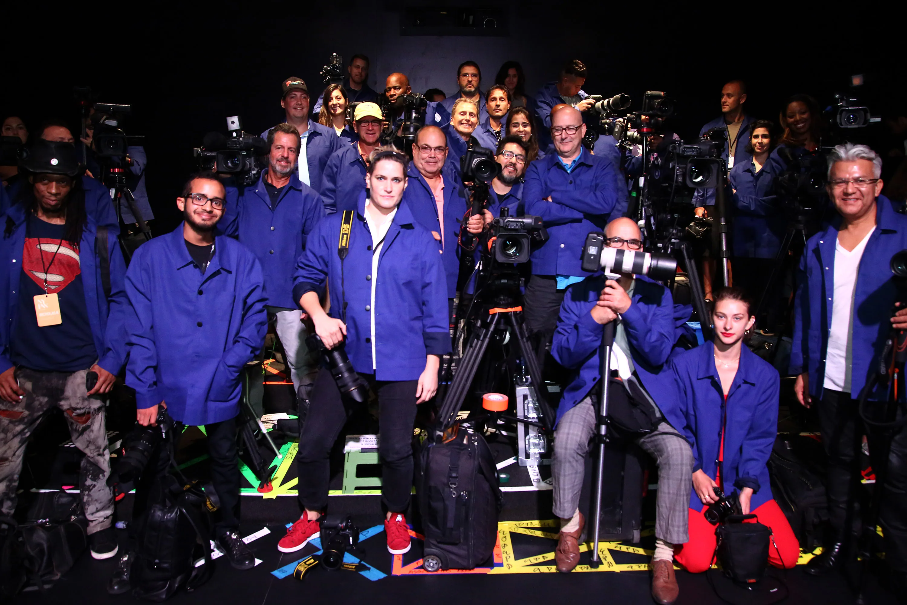 Bill Cunningham Tribute: Fashion Week Photographers Don Blue Smocks