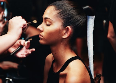 Backstage with Brandon Maxwell’s Disco Beauties at His Spring 2017 Show