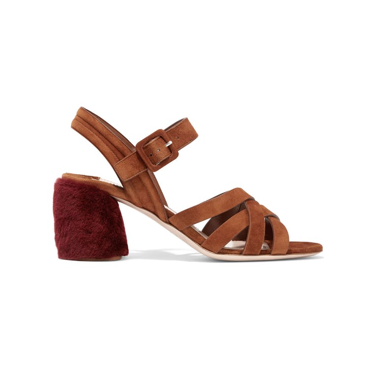 Brown Miu Miu sandals