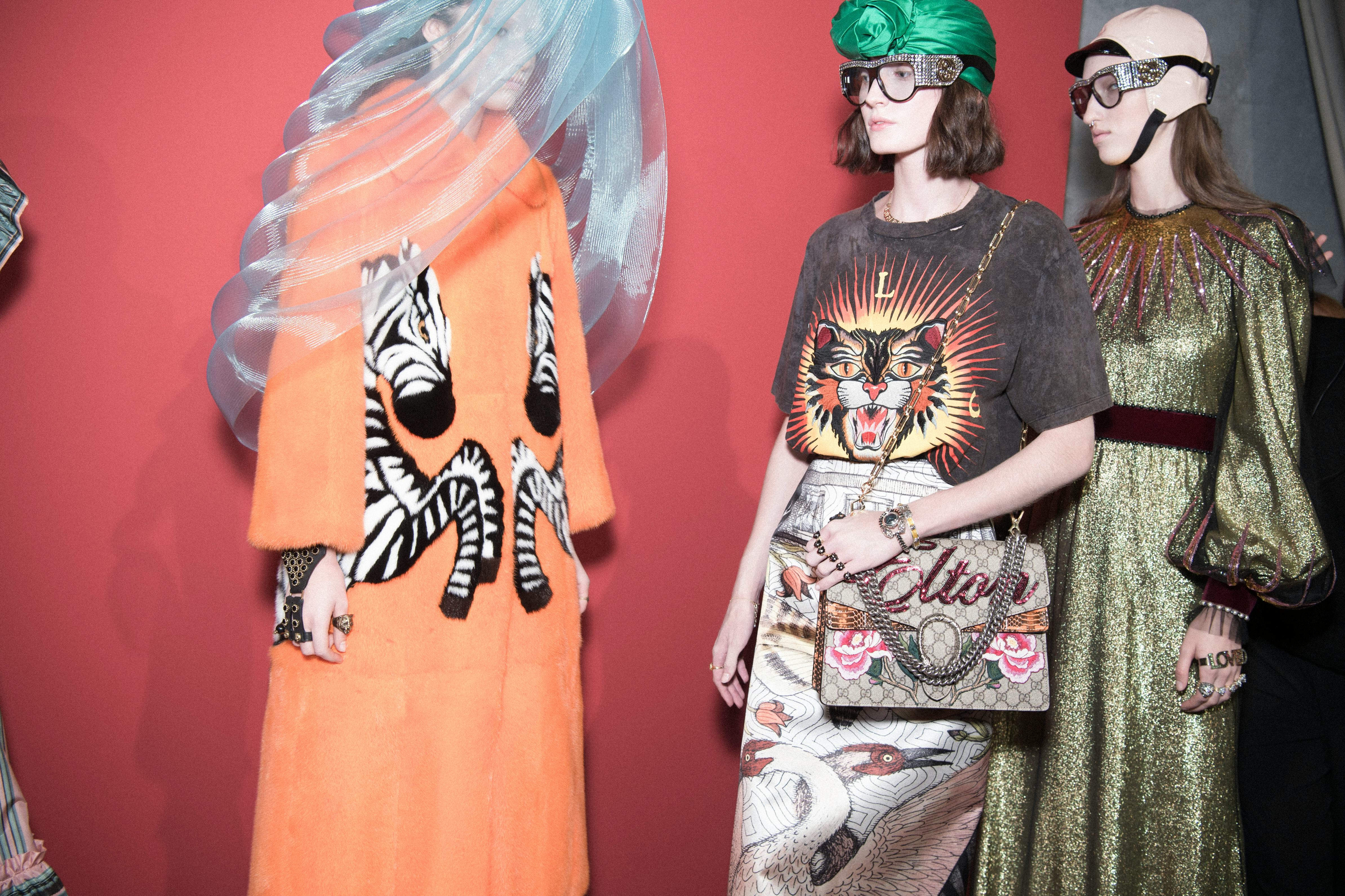 Inside Alessandro Michele’s Wildly Colorful Spring Show for Gucci