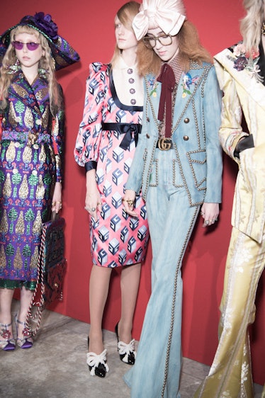 Inside Alessandro Michele’s Wildly Colorful Spring Show for Gucci