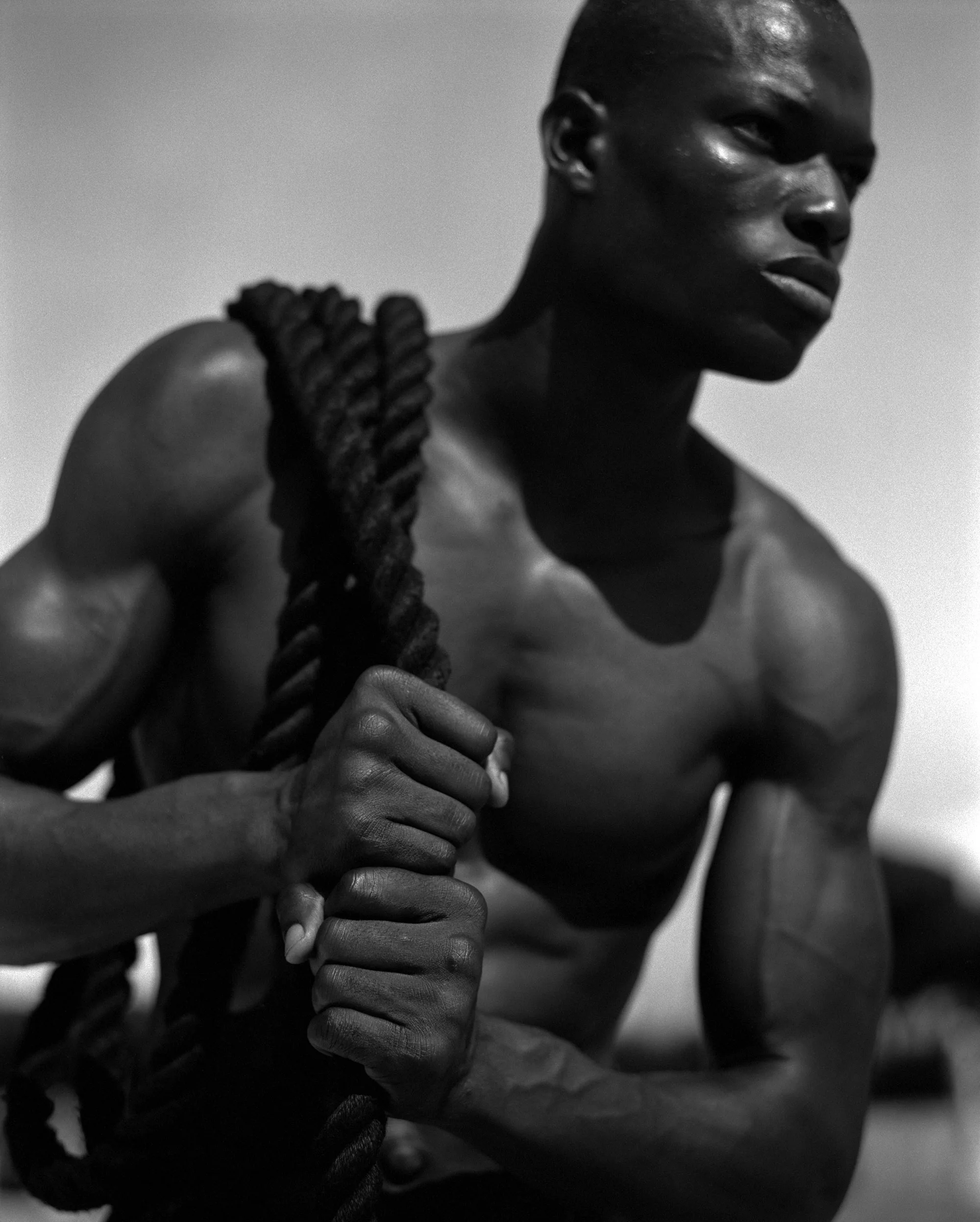Giorgio Armani Brings the Muscles to Milan