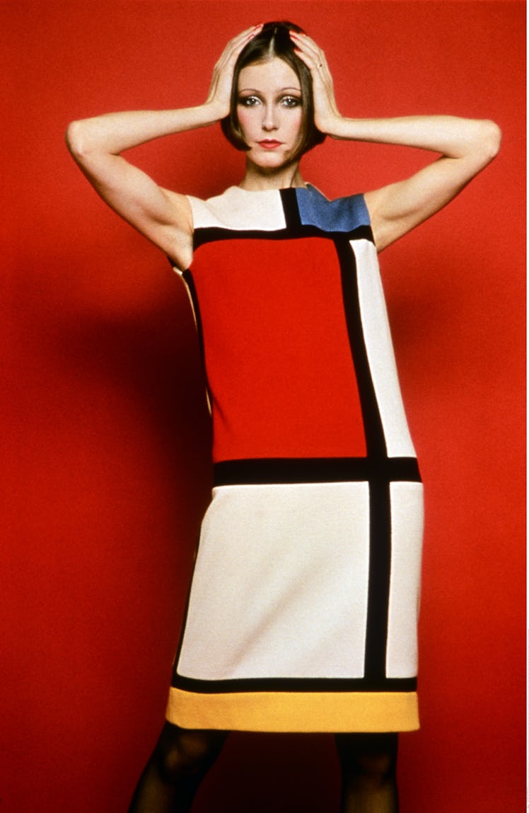 Cocktail dress worn by Susan Moncur_homage to Piet Mondrian_FW 65.jpg