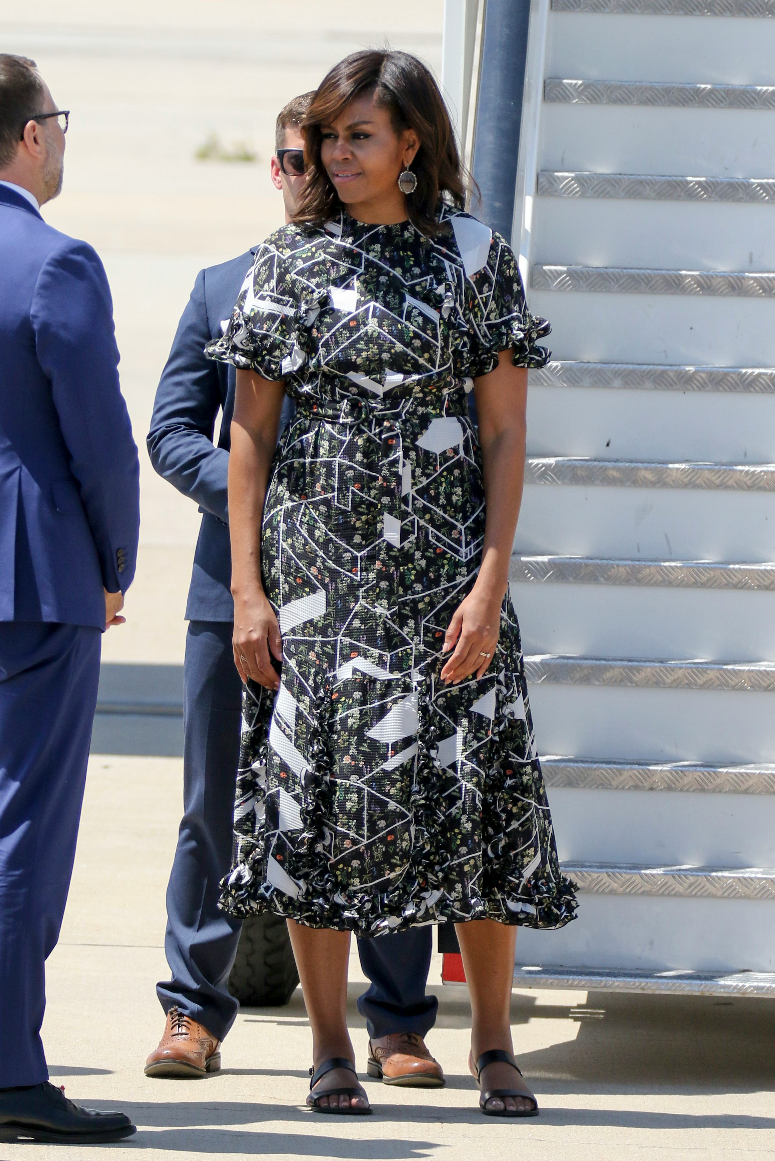 Michelle obama balenciaga dress online