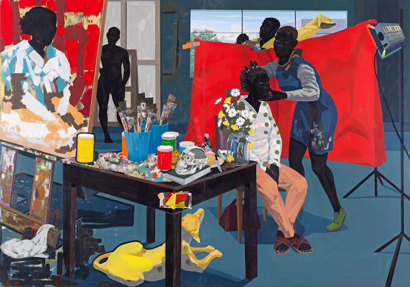 Kerry James Marshall’s artwork “Untitled (Studio)”
