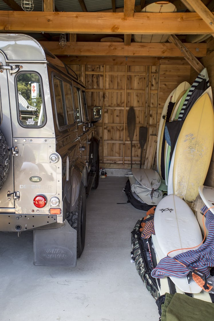 Kohei Chiba surf shack.