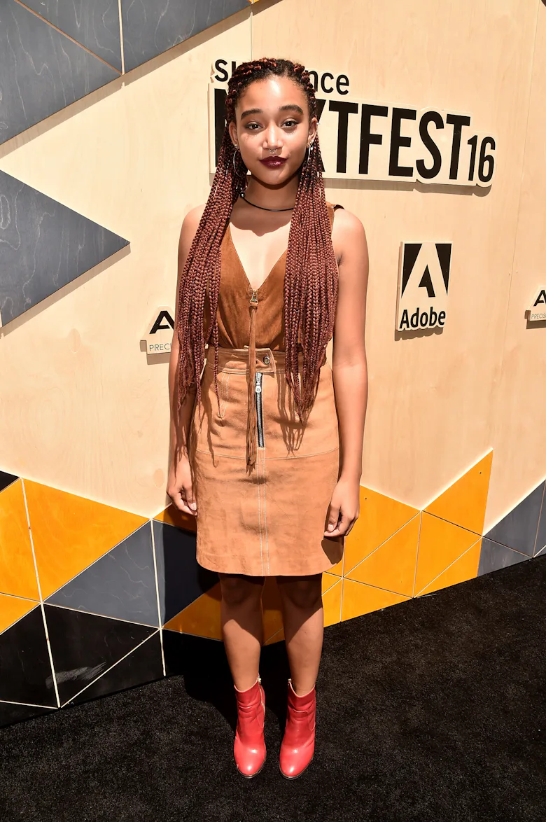 amandla stenberg brown dress We are so excited for @starwars #TheAcolyte! Amandla Stenberg attends the Star Wars: The Acolyte Premiere and we are only days away! Love seeing Jodie Turner Smith and Dafne Keen on