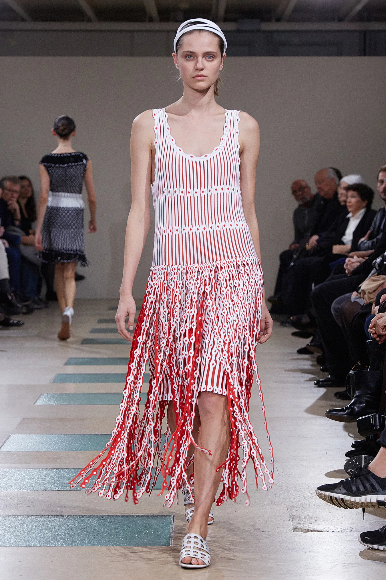 Inside Azzedine Alaïa's Red Hot Spring Show in Paris