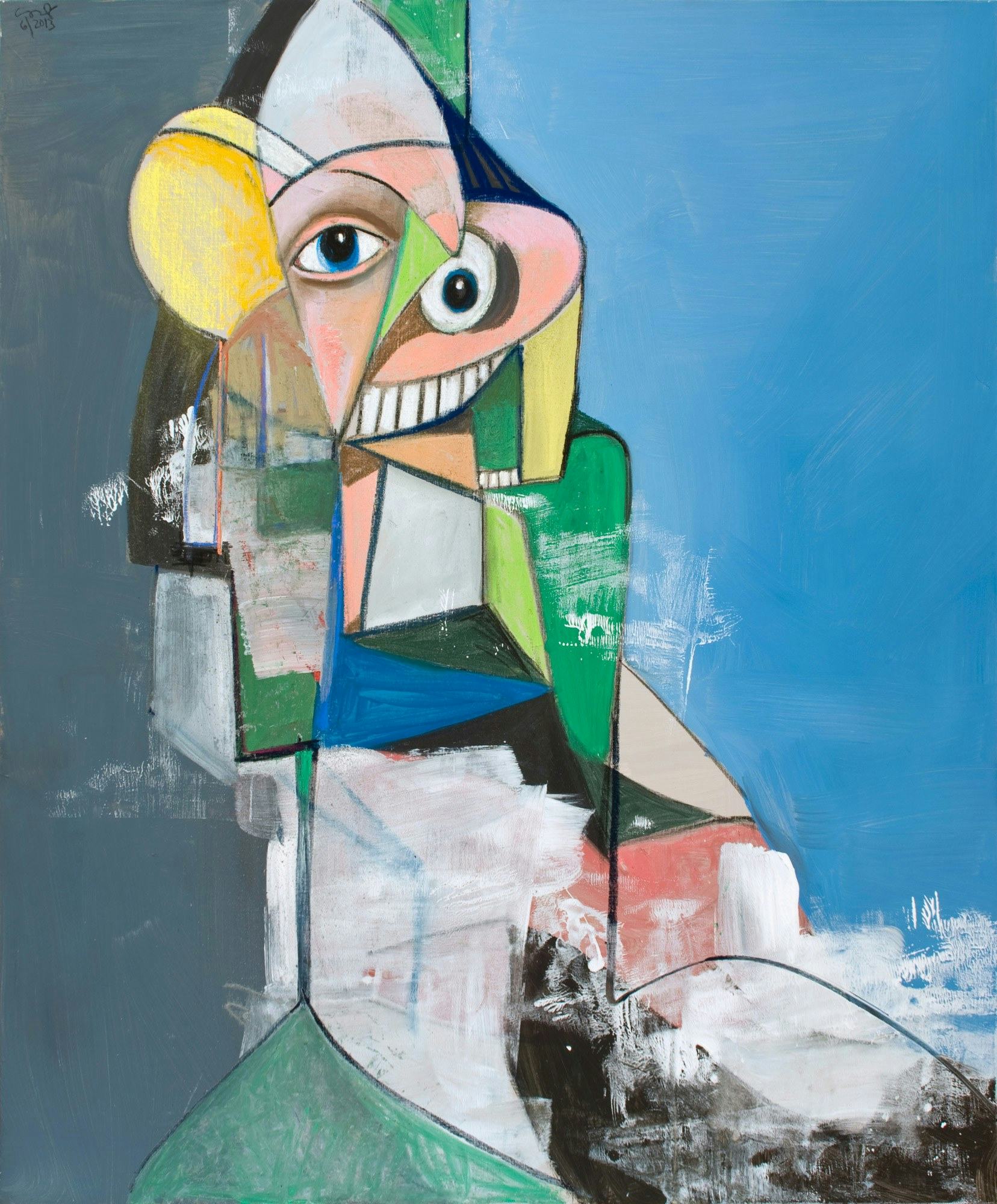 絵画 RUDE : Distorted Perception of Grace George Condo's Altered States