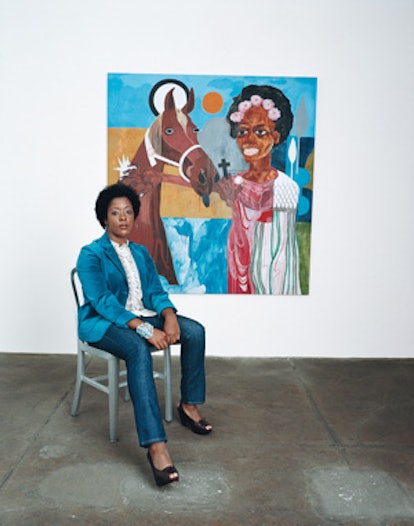 Black Lives Matter is one of many threads running through artist Nina  Chanel Abney's work