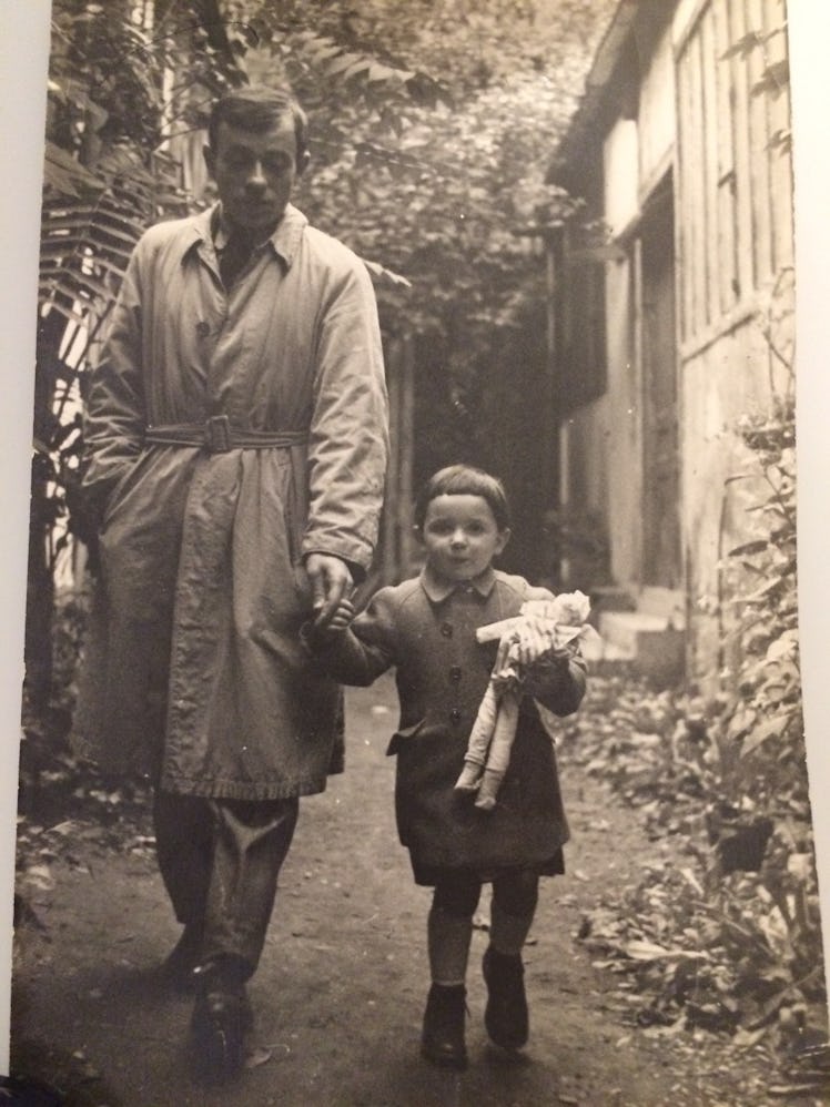 Francois-Xavier Lalanne and his daughter Dorothee