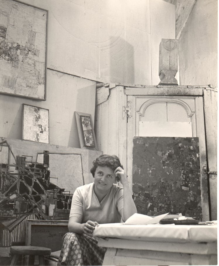 Natalia Dumitresco in her studio