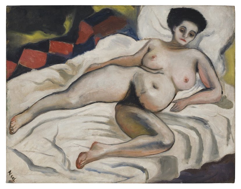 Alice Neel, “Nadya Nude,” 1933. as one of New York's most explicit exhibits