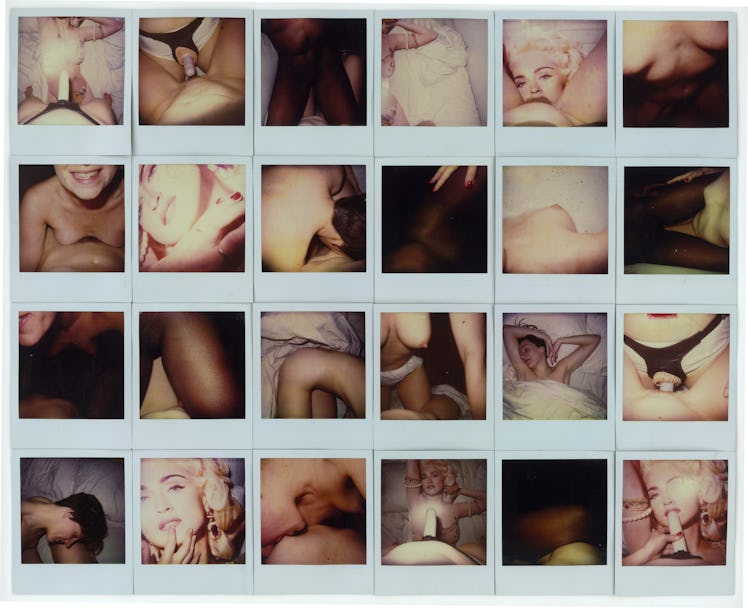 Patricia Cronin, “girls,” 1993. featuring a collage with 24 pictures