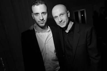 Alastair McKimm & Samuel Scheinman standing and posing together 