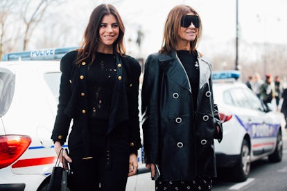 Julia Restoin Roitfeld and Carine Roitfeld