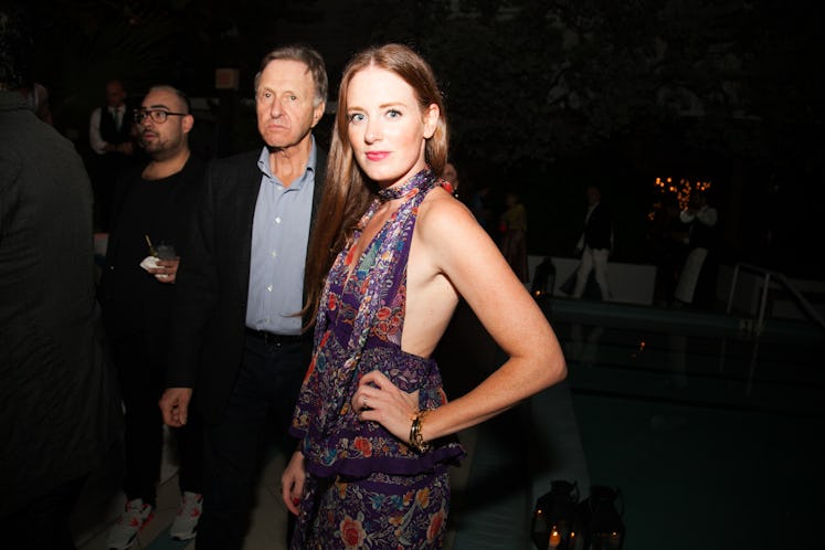 A guest at the Whitney Museum and Tiffany’s dinner at Cecconi’s during Art Basel Miami Beach