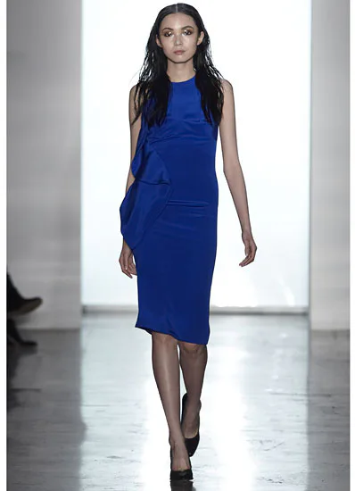 cushnie et ochs blue dress Layla Floral Cold Shoulder Mermaid Formal Dress
