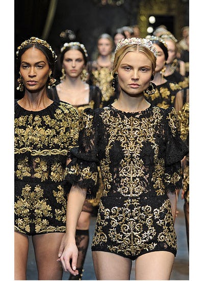 Dolce and gabbana 2012 hotsell