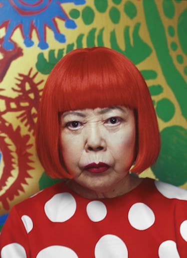 Photos: Yayoi Kusama celebrates the opening of her retrospective at the ...