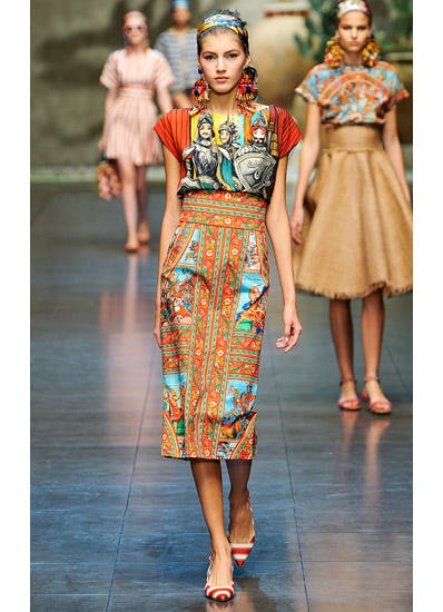 Dolce and gabbana spring cheap 2013