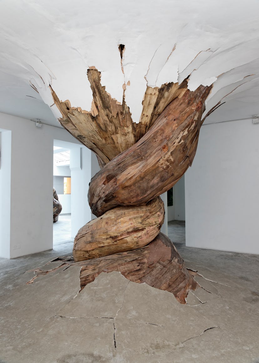 "Henrique Oliveira" curated by Marc Bembekoff