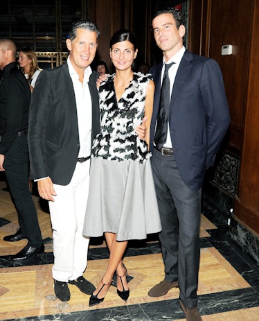 Stefano Tonchi, Giovanna Battaglia, and Chris Brainard